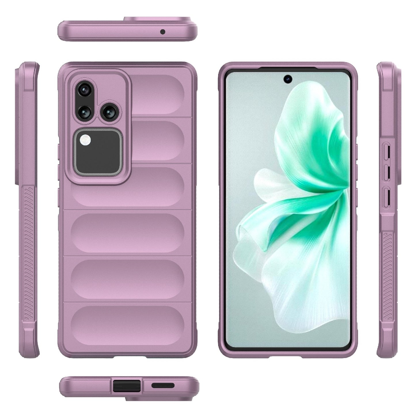 vivo S18 5G Magic Shield TPU + Flannel Phone Case - Stylish, Durable, and Lightweight Protection