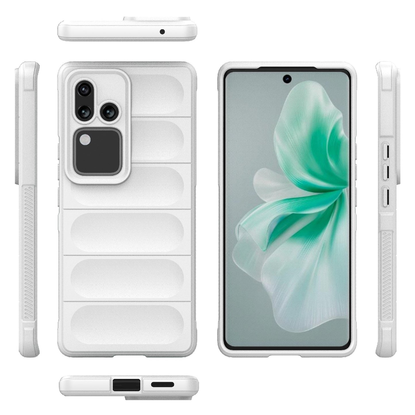 vivo S18 5G Magic Shield TPU + Flannel Phone Case - Stylish, Durable, and Lightweight Protection