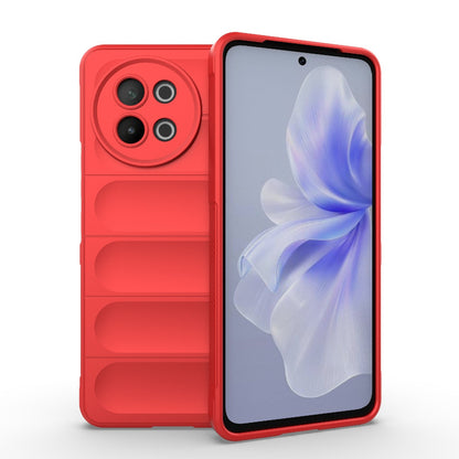 vivo S18E 5G Magic Shield TPU + Flannel Phone Case - Stylish, Durable, and Lightweight Protection