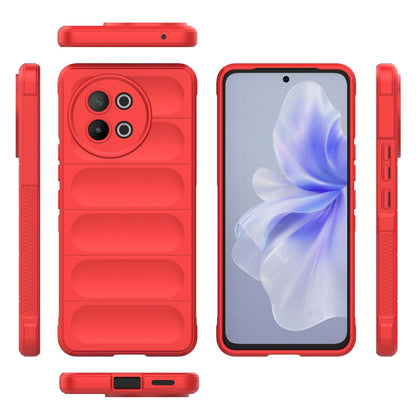 vivo S18E 5G Magic Shield TPU + Flannel Phone Case - Stylish, Durable, and Lightweight Protection