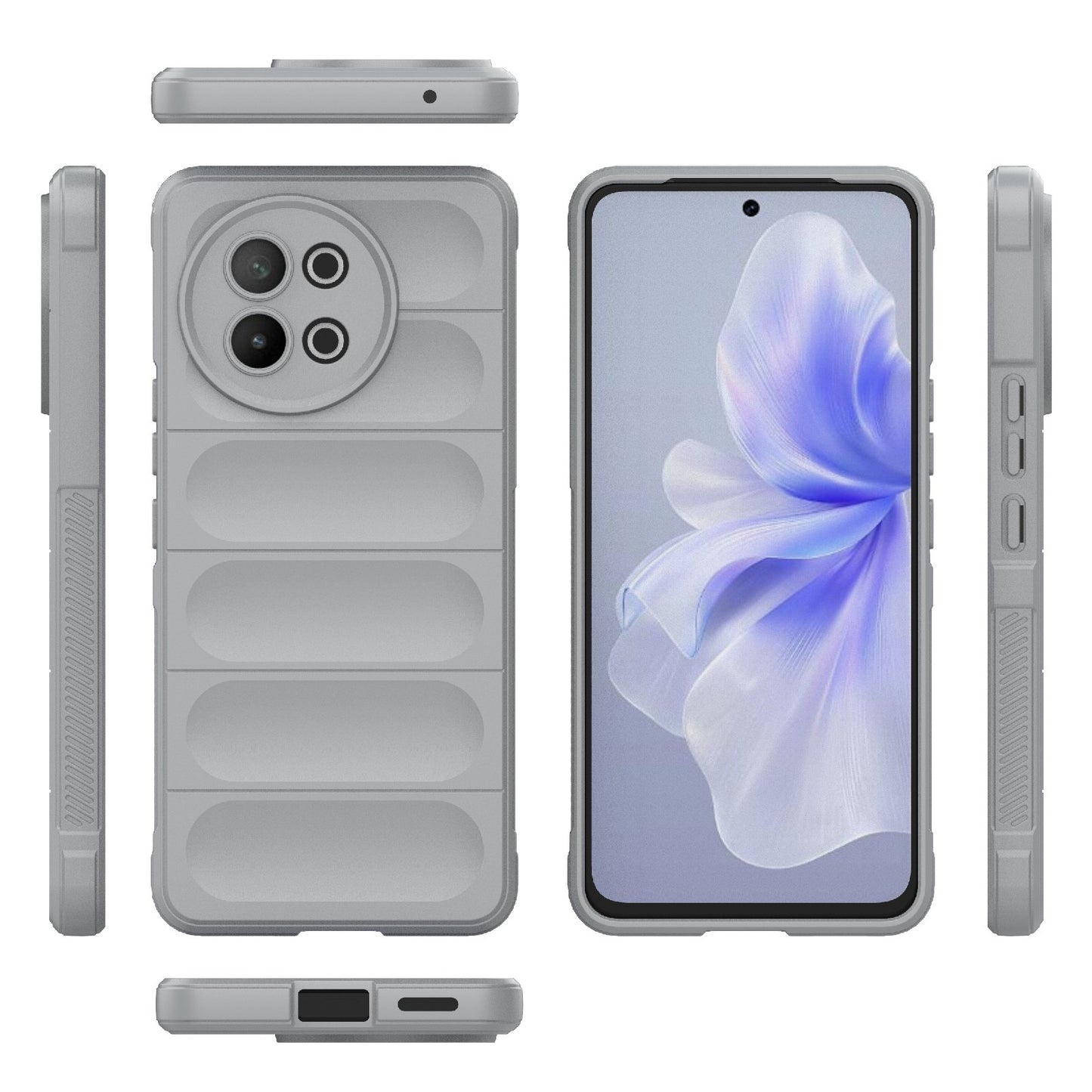 vivo S18E 5G Magic Shield TPU + Flannel Phone Case - Stylish, Durable, and Lightweight Protection