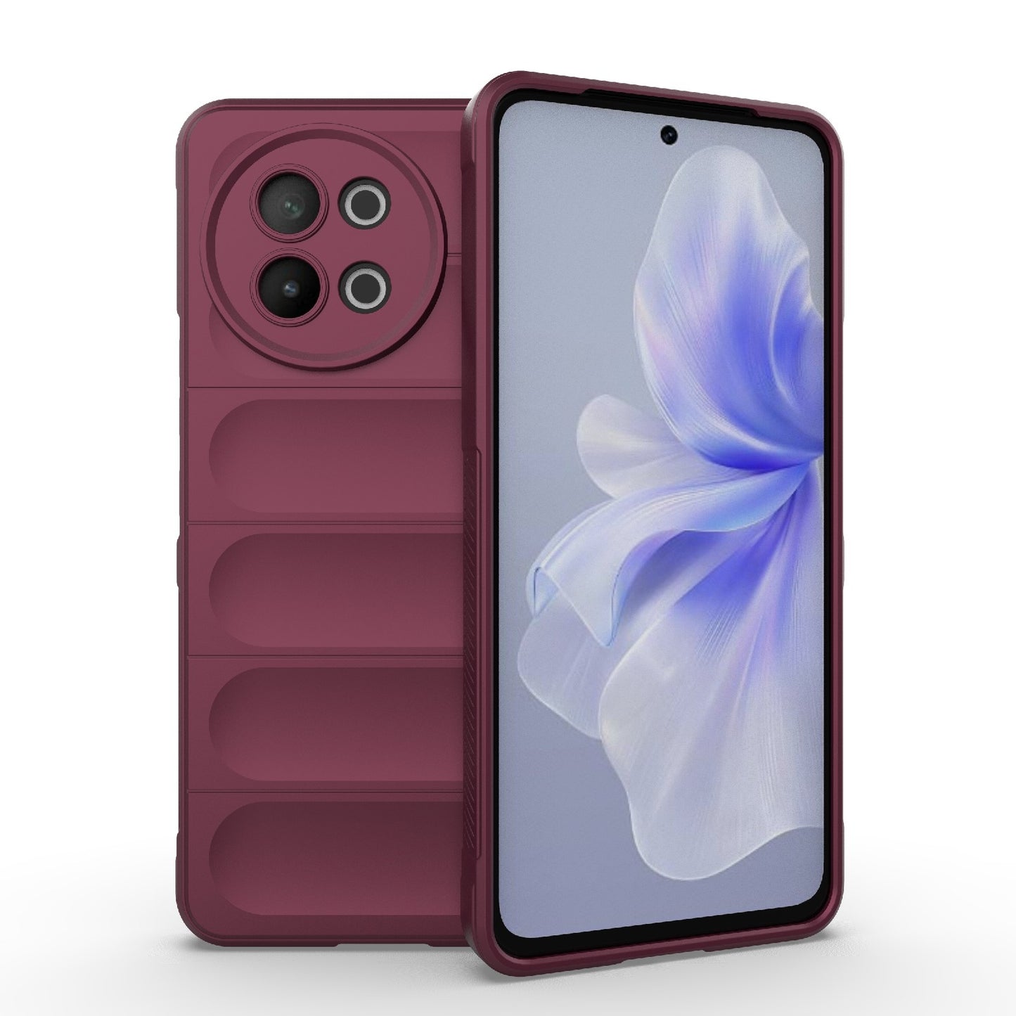 vivo S18E 5G Magic Shield TPU + Flannel Phone Case - Stylish, Durable, and Lightweight Protection