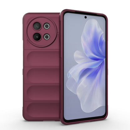 vivo S18E 5G Magic Shield TPU + Flannel Phone Case - Stylish, Durable, and Lightweight Protection