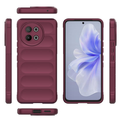 vivo S18E 5G Magic Shield TPU + Flannel Phone Case - Stylish, Durable, and Lightweight Protection