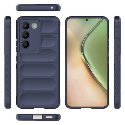 vivo Y100 5G IDN Magic Shield TPU + Flannel Phone Case - Stylish, Durable, and Lightweight Protection