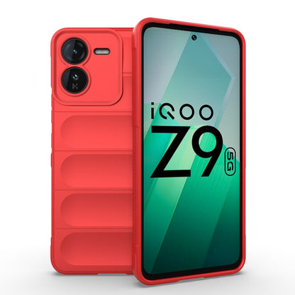 vivo iQOO Z9 5G Magic Shield TPU + Flannel Phone Case - Stylish, Durable, and Lightweight Protection