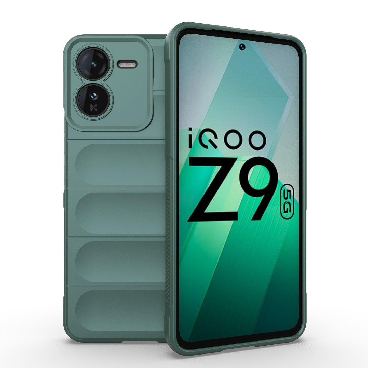 vivo iQOO Z9 5G Magic Shield TPU + Flannel Phone Case - Stylish, Durable, and Lightweight Protection