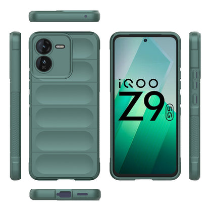 vivo iQOO Z9 5G Magic Shield TPU + Flannel Phone Case - Stylish, Durable, and Lightweight Protection