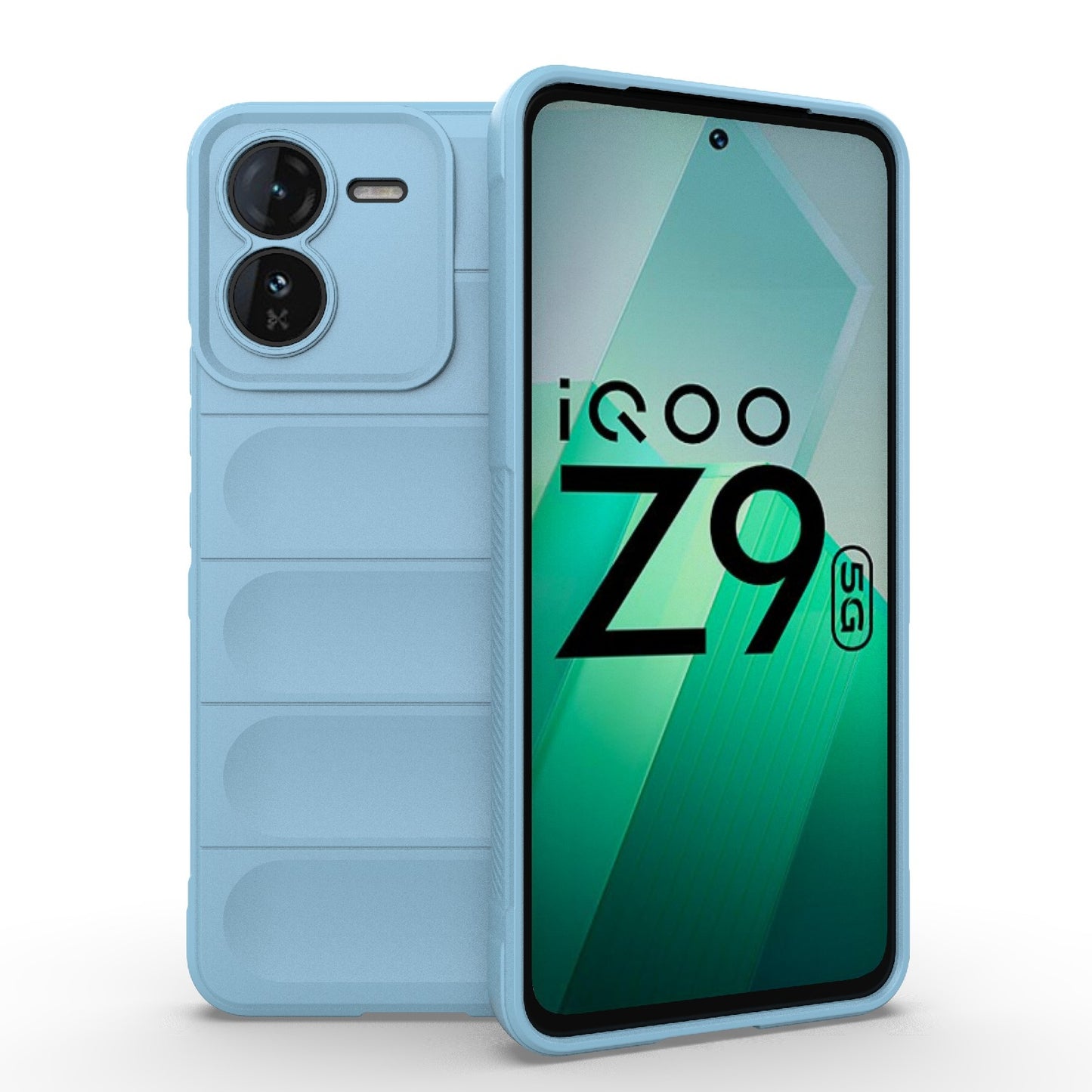 vivo iQOO Z9 5G Magic Shield TPU + Flannel Phone Case - Stylish, Durable, and Lightweight Protection