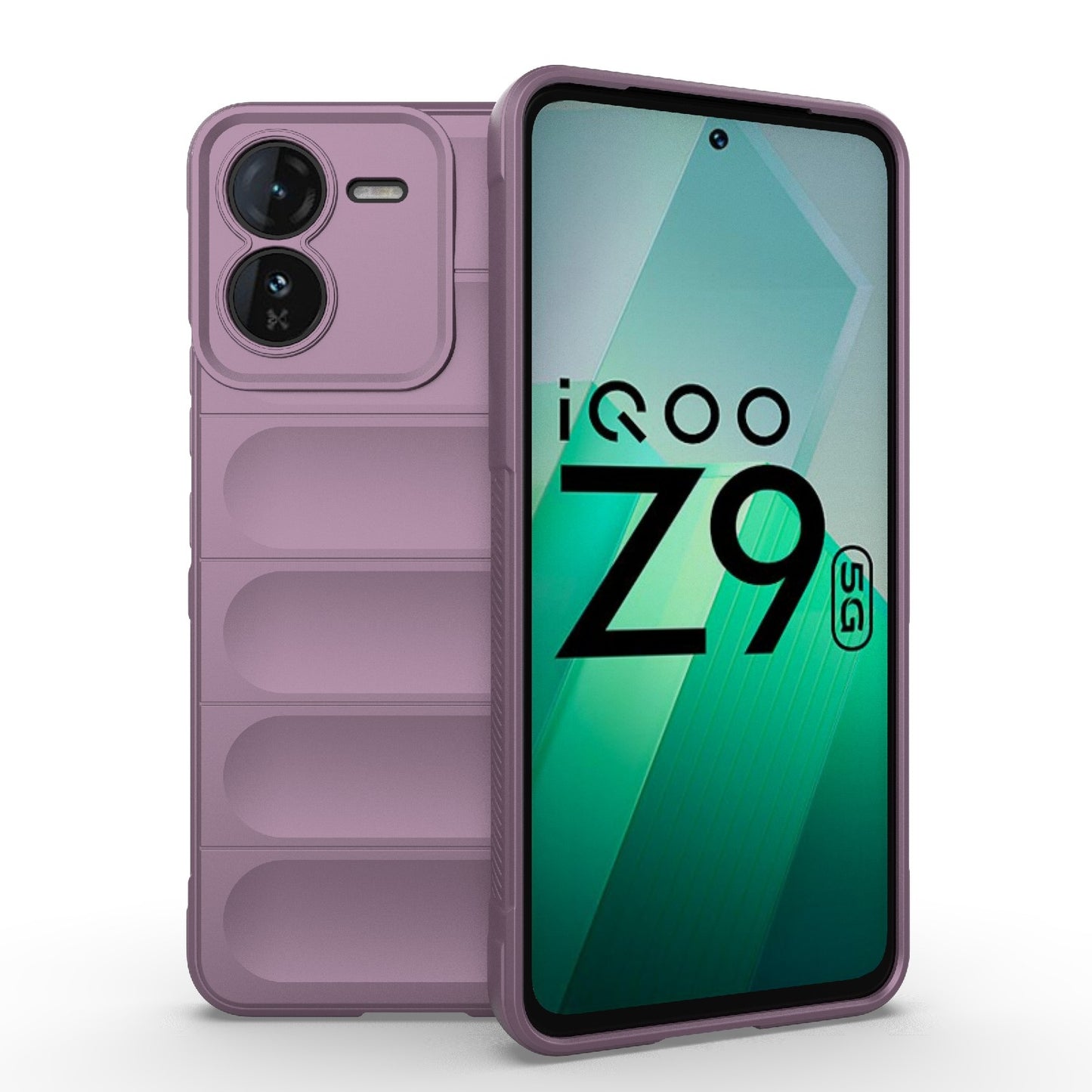 vivo iQOO Z9 5G Magic Shield TPU + Flannel Phone Case - Stylish, Durable, and Lightweight Protection