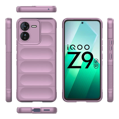 vivo iQOO Z9 5G Magic Shield TPU + Flannel Phone Case - Stylish, Durable, and Lightweight Protection