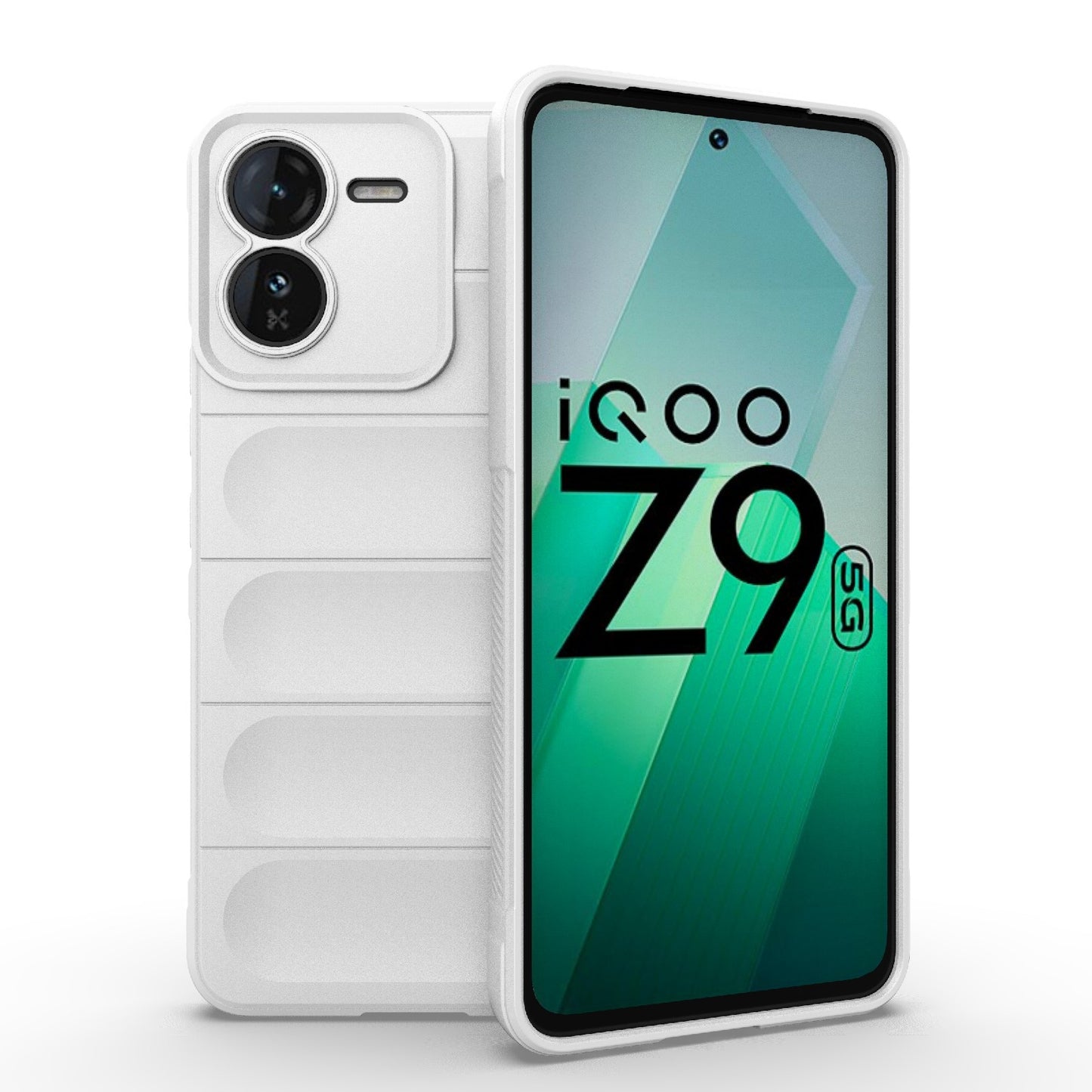 vivo iQOO Z9 5G Magic Shield TPU + Flannel Phone Case - Stylish, Durable, and Lightweight Protection