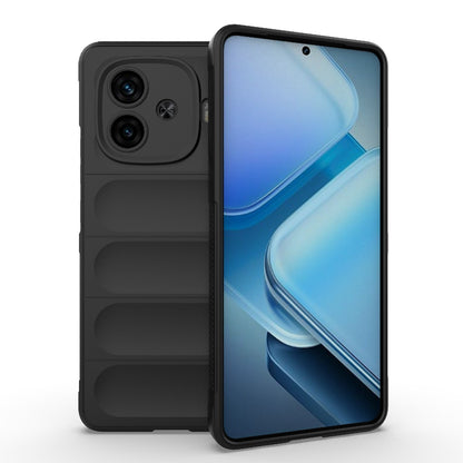 vivo iQOO Z9 Turbo 5G Magic Shield TPU + Flannel Phone Case - Stylish, Durable, and Lightweight Protection