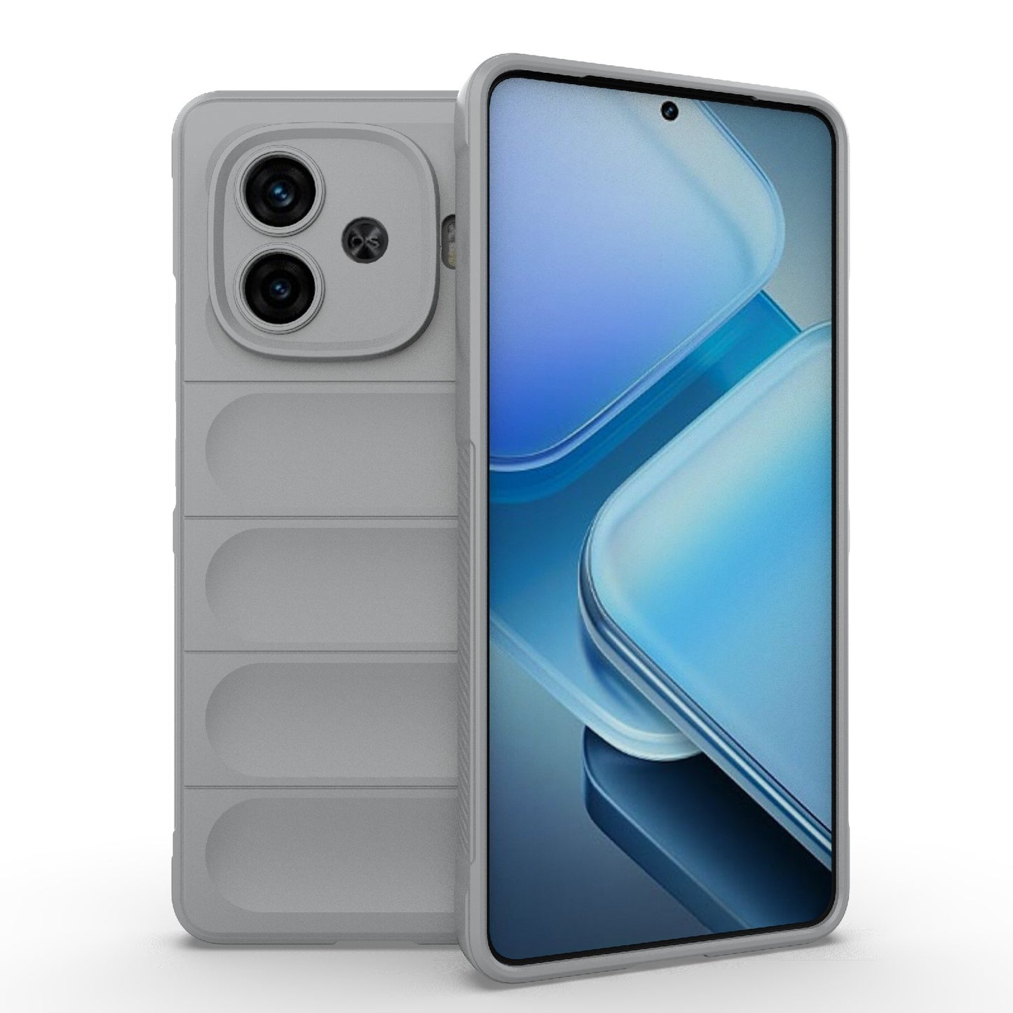 vivo iQOO Z9 Turbo 5G Magic Shield TPU + Flannel Phone Case - Stylish, Durable, and Lightweight Protection