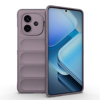 vivo iQOO Z9 Turbo 5G Magic Shield TPU + Flannel Phone Case - Stylish, Durable, and Lightweight Protection