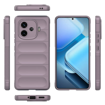 vivo iQOO Z9 Turbo 5G Magic Shield TPU + Flannel Phone Case - Stylish, Durable, and Lightweight Protection