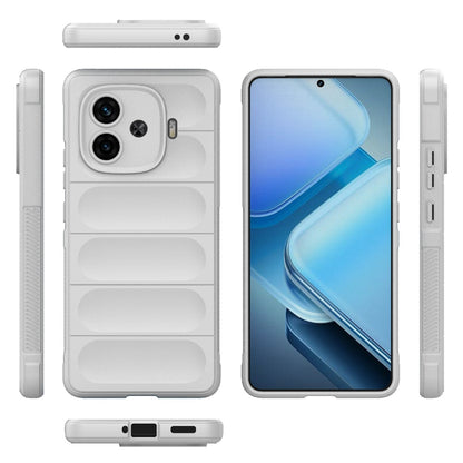 vivo iQOO Z9 Turbo 5G Magic Shield TPU + Flannel Phone Case - Stylish, Durable, and Lightweight Protection