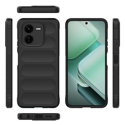 vivo iQOO Z9X 5G Magic Shield TPU + Flannel Phone Case - Stylish, Durable, and Lightweight Protection