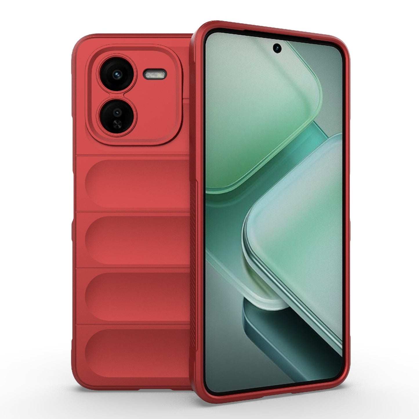 vivo iQOO Z9X 5G Magic Shield TPU + Flannel Phone Case - Stylish, Durable, and Lightweight Protection