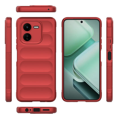 vivo iQOO Z9X 5G Magic Shield TPU + Flannel Phone Case - Stylish, Durable, and Lightweight Protection