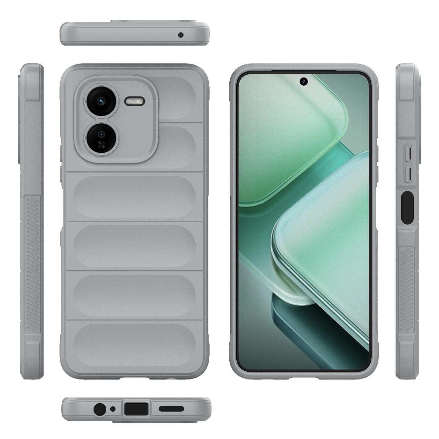 vivo iQOO Z9X 5G Magic Shield TPU + Flannel Phone Case - Stylish, Durable, and Lightweight Protection