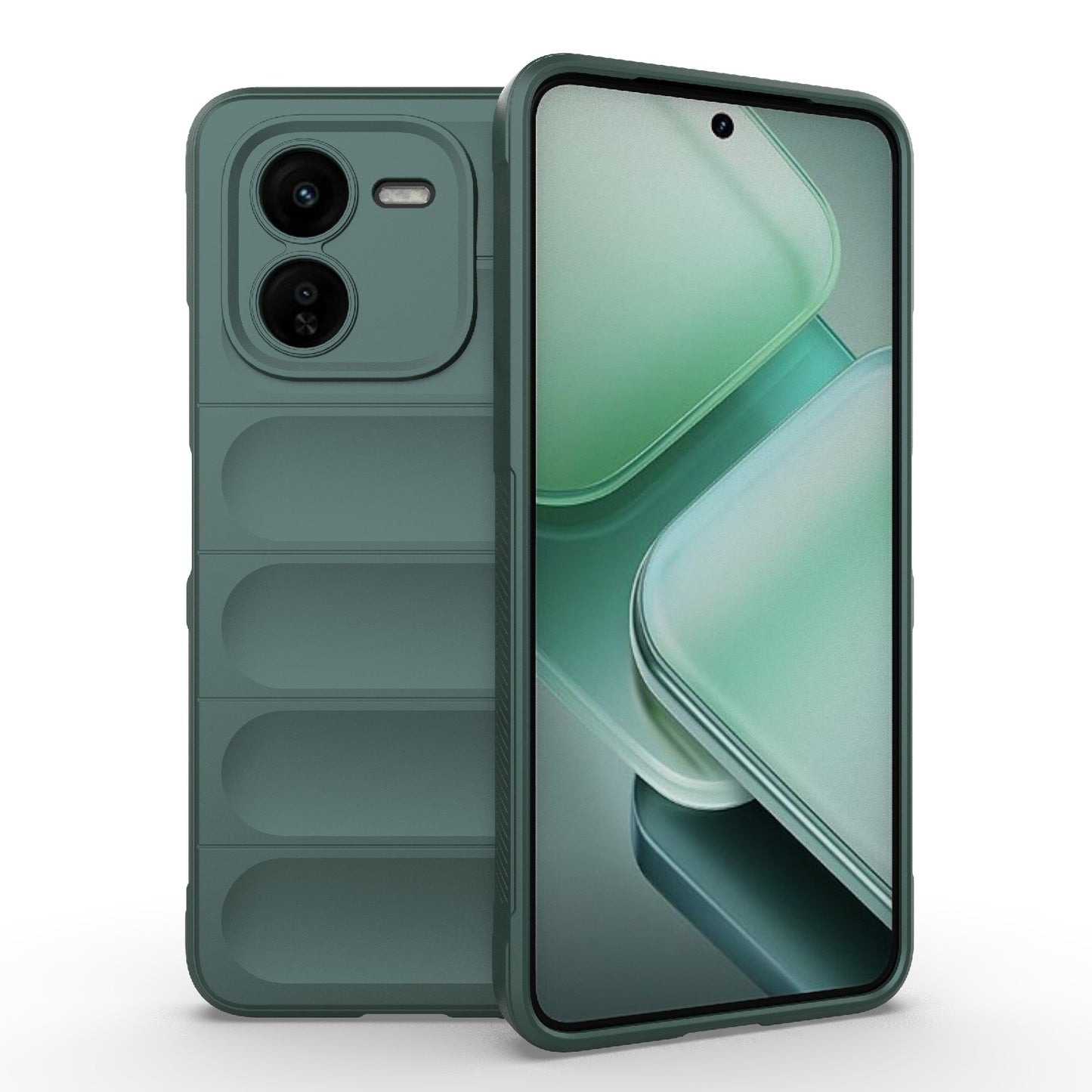 vivo iQOO Z9X 5G Magic Shield TPU + Flannel Phone Case - Stylish, Durable, and Lightweight Protection