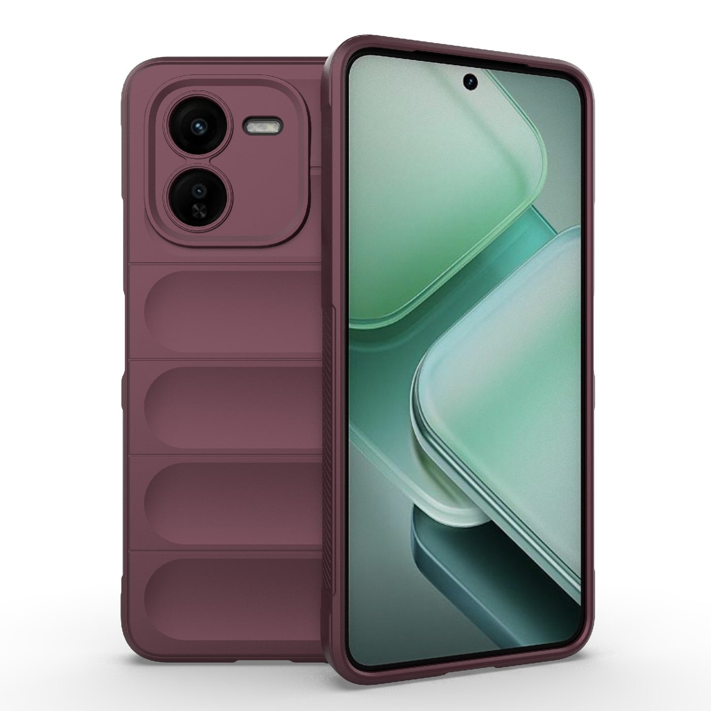 vivo iQOO Z9X 5G Magic Shield TPU + Flannel Phone Case - Stylish, Durable, and Lightweight Protection