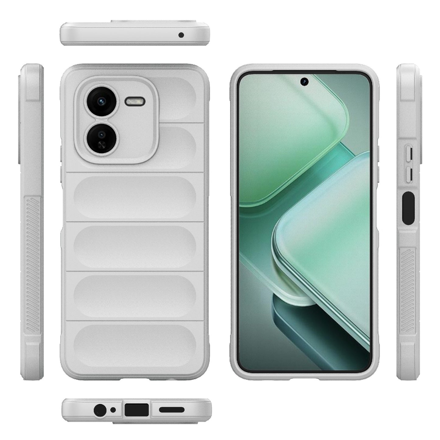 vivo iQOO Z9X 5G Magic Shield TPU + Flannel Phone Case - Stylish, Durable, and Lightweight Protection