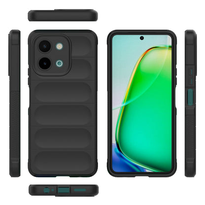 vivo Y28 4G Magic Shield TPU + Flannel Phone Case - Stylish, Durable, and Lightweight Protection