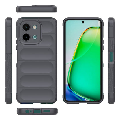 vivo Y28 4G Magic Shield TPU + Flannel Phone Case - Stylish, Durable, and Lightweight Protection