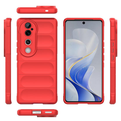 vivo S19 Pro 5G Magic Shield TPU + Flannel Phone Case - Stylish, Durable, and Lightweight Protection