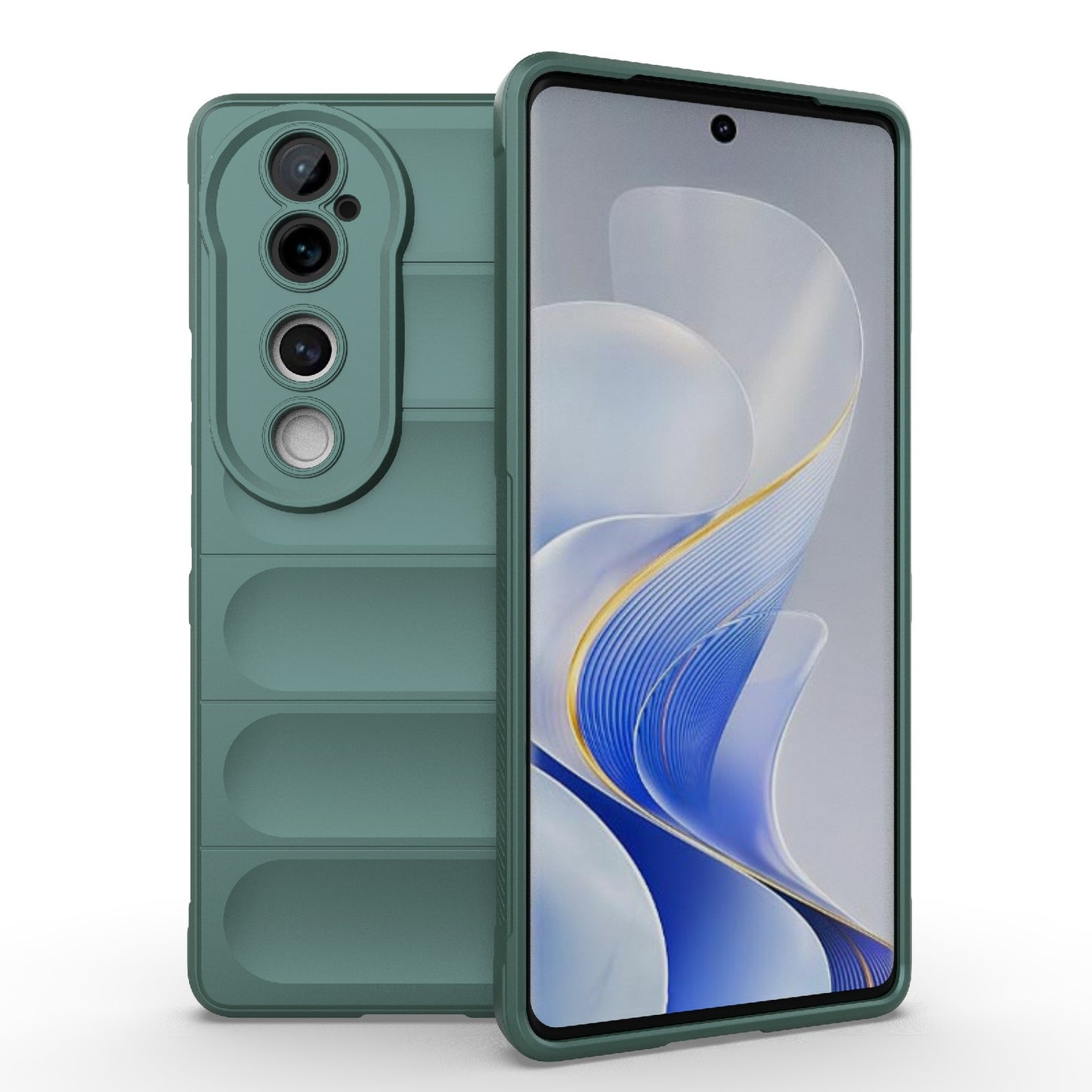 vivo S19 Pro 5G Magic Shield TPU + Flannel Phone Case - Stylish, Durable, and Lightweight Protection