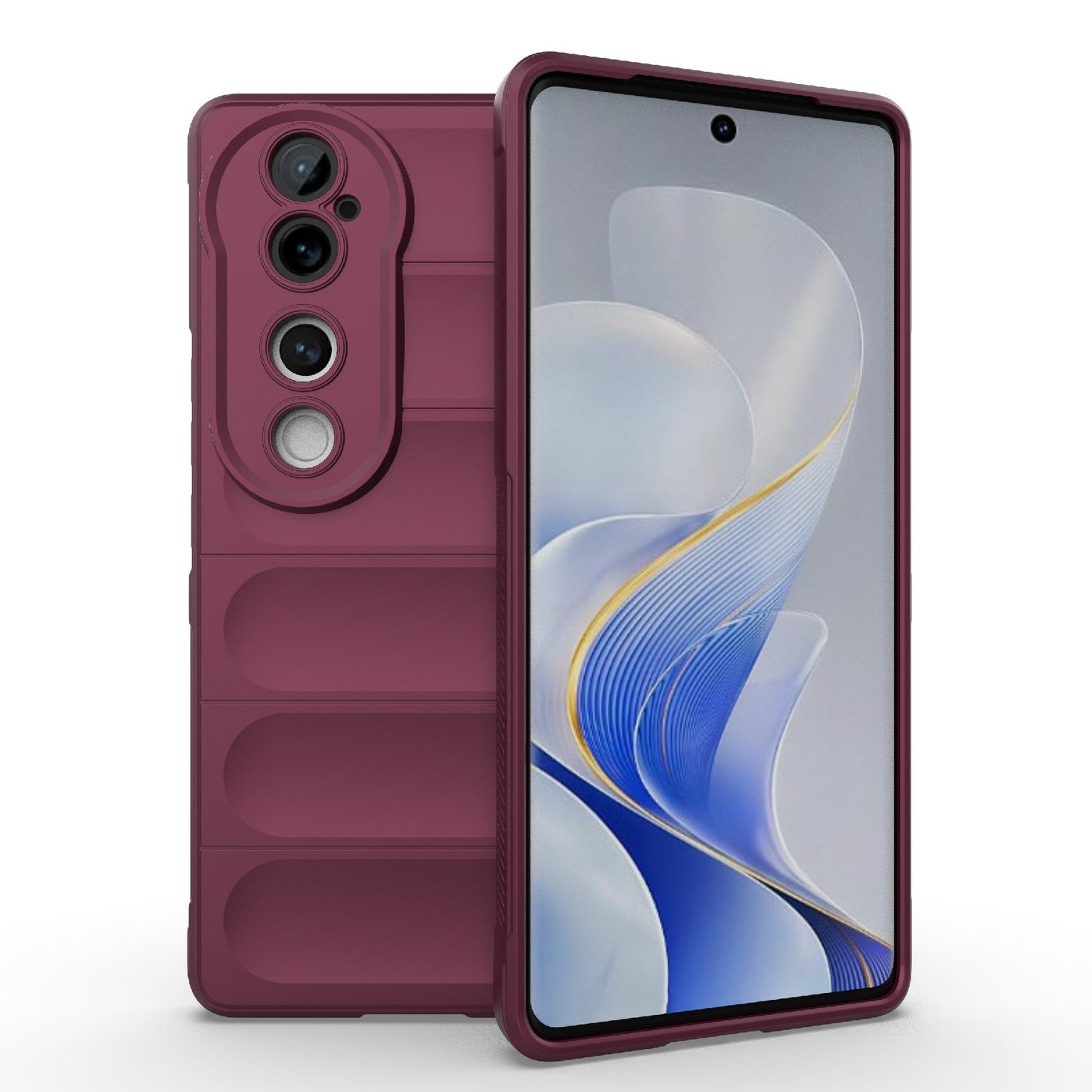 vivo S19 Pro 5G Magic Shield TPU + Flannel Phone Case - Stylish, Durable, and Lightweight Protection