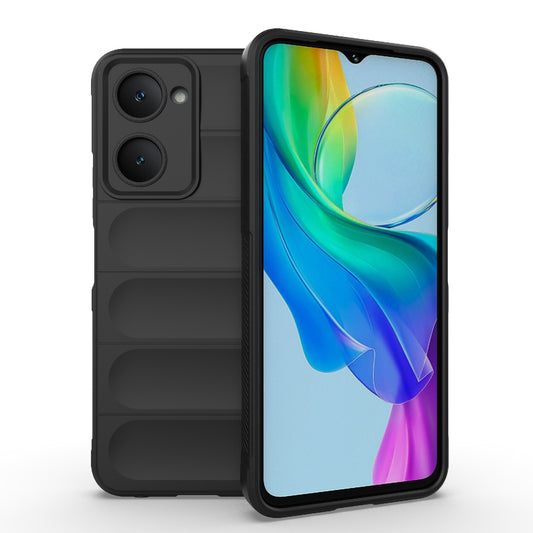 For vivo Y18 4G Global Magic Shield TPU + Flannel Phone Case - Stylish, Durable, and Lightweight Protection