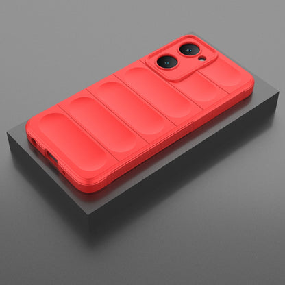 For vivo Y18 4G Global Magic Shield TPU + Flannel Phone Case - Stylish, Durable, and Lightweight Protection
