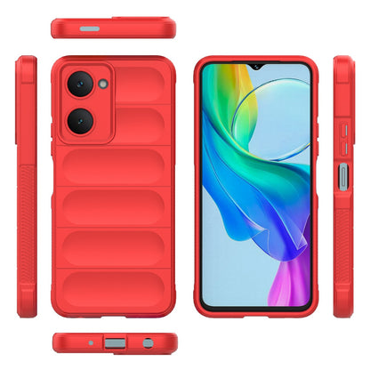 vivo Y03 4G Global Magic Shield TPU + Flannel Phone Case - Stylish, Durable, and Lightweight Protection