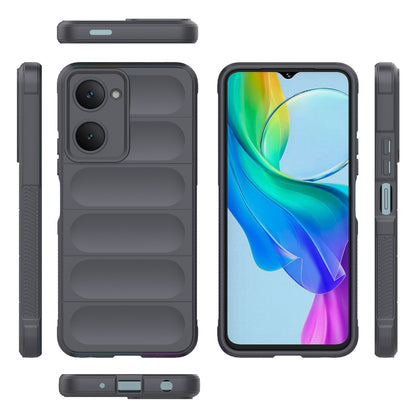 For vivo Y18 4G Global Magic Shield TPU + Flannel Phone Case - Stylish, Durable, and Lightweight Protection