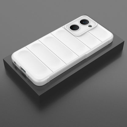 For vivo Y18 4G Global Magic Shield TPU + Flannel Phone Case - Stylish, Durable, and Lightweight Protection