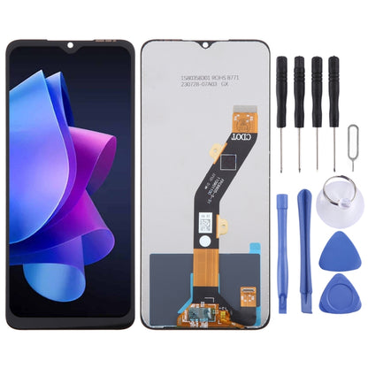 Tecno Spark Go 2023 OEM LCD Screen with Touch Digitizer Assembly Replacement - Full Assembly