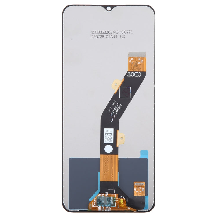 Tecno Spark Go 2023 OEM LCD Screen with Touch Digitizer Assembly Replacement - Full Assembly