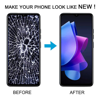 Tecno Spark Go 2023 OEM LCD Screen with Touch Digitizer Assembly Replacement - Full Assembly
