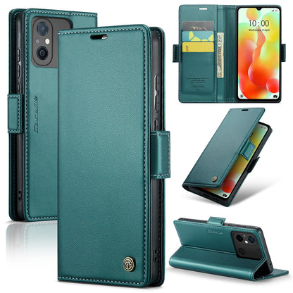 Xiaomi Redmi 11A / 12C Leather Case - RFID Anti-Theft, Litchi Texture, Wallet & Stand Design