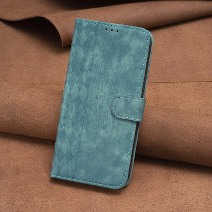 Xiaomi Civi 3 5G Case - Embossed Plaid Leather Wallet Cover with Card Slots, Kickstand, and 360 degree Protection