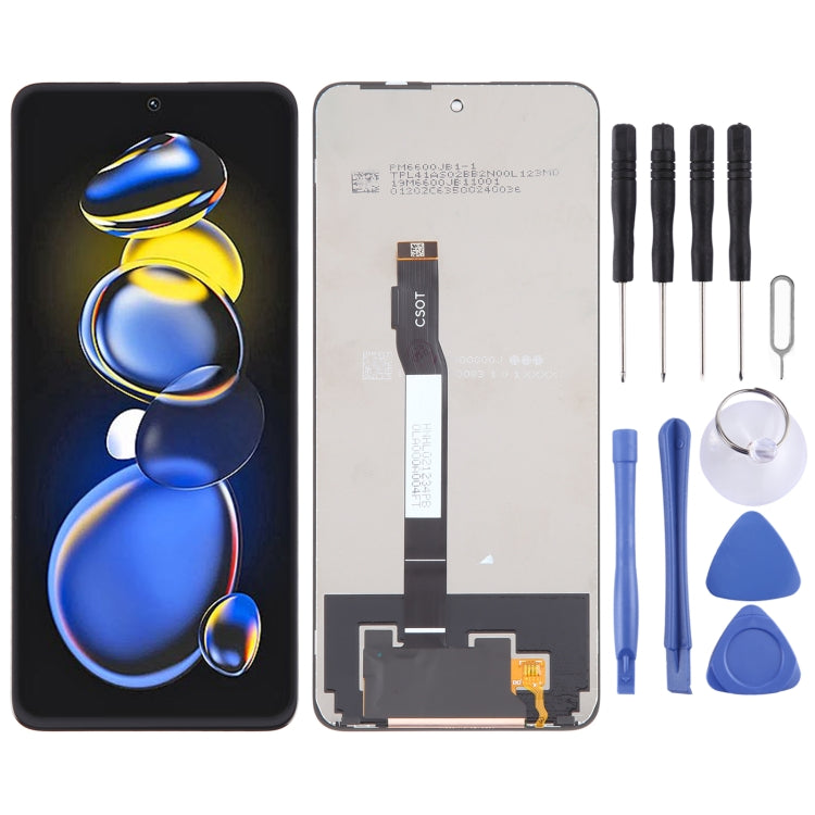 Xiaomi Redmi Note 11T Pro+ LCD Screen with Digitizer Full Assembly - Replacement Part for Repair