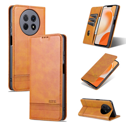 Huawei Enjoy 60X Leather Wallet Case with Card Holder & Magnetic Closure