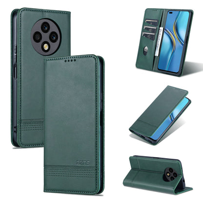 Huawei Enjoy 60 Pro Leather Wallet Case with Card Holder & Magnetic Closure