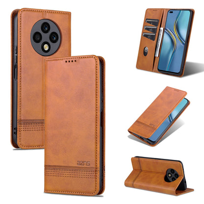 Huawei Enjoy 60 Pro Leather Wallet Case with Card Holder & Magnetic Closure