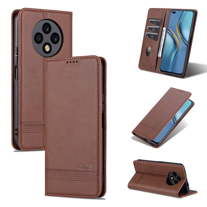 Huawei Enjoy 60 Pro Leather Wallet Case with Card Holder & Magnetic Closure