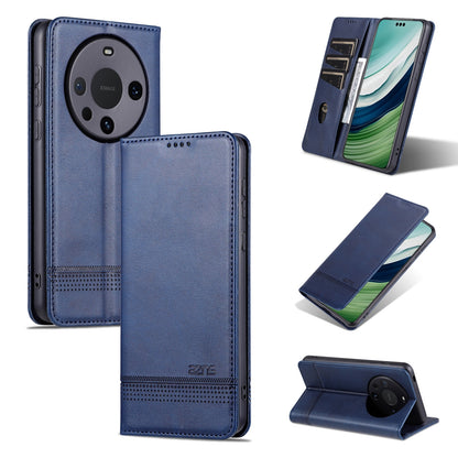 Huawei Mate 60 Leather Wallet Case with Card Holder & Magnetic Closure