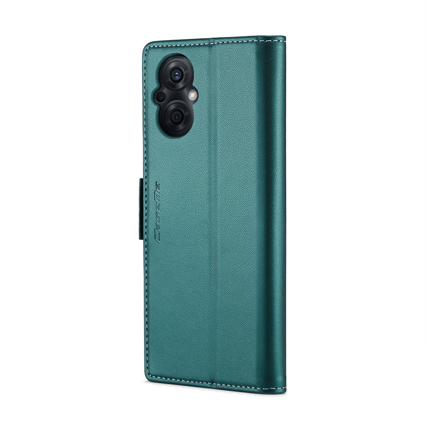 OPPO F21 Pro 5G / Reno8 Z Leather Case - RFID Anti-theft, Butterfly Buckle, Litchi Texture, Card Slot & Stand